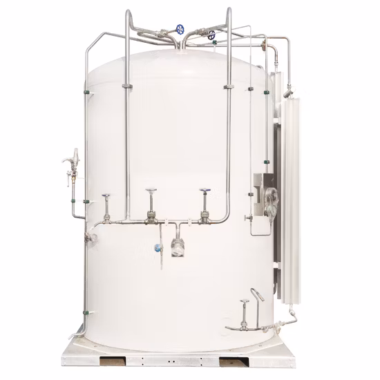 Serbatoio di stoccaggio liquido criogenico Lox/Lin/Lar da 30 m3 su misura con Pbu